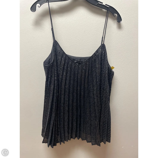 Top Sleeveless By Banana Republic In Black, Size: L