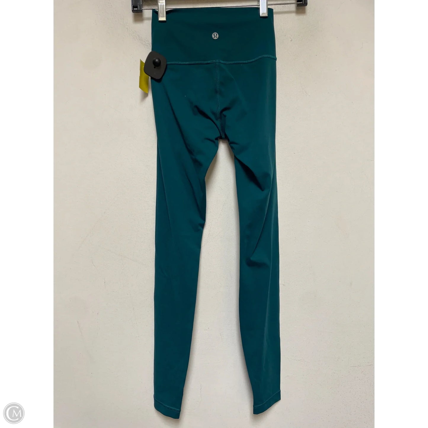 Athletic Leggings By Lululemon In Green, Size: Xs