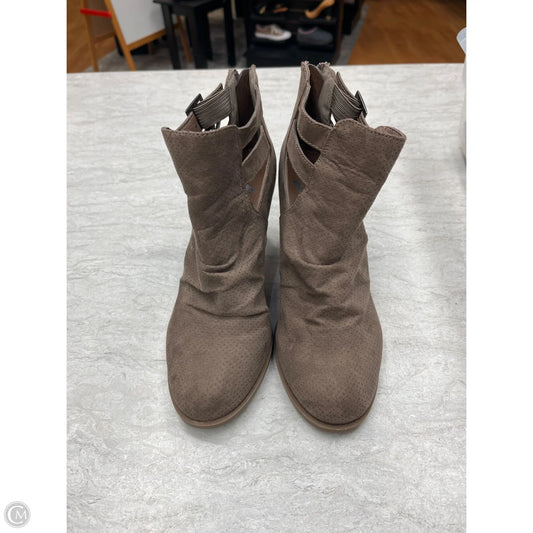 Boots Ankle Heels By Report In Taupe, Size: 7