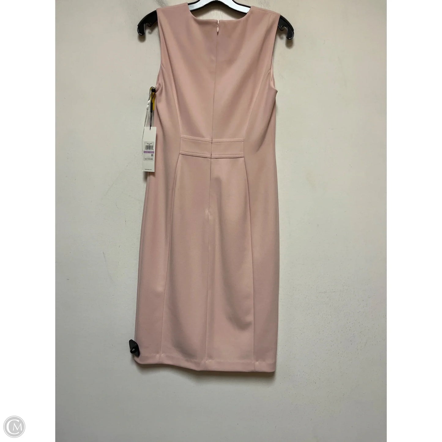 Dress Casual Midi By Calvin Klein In Pink, Size: S