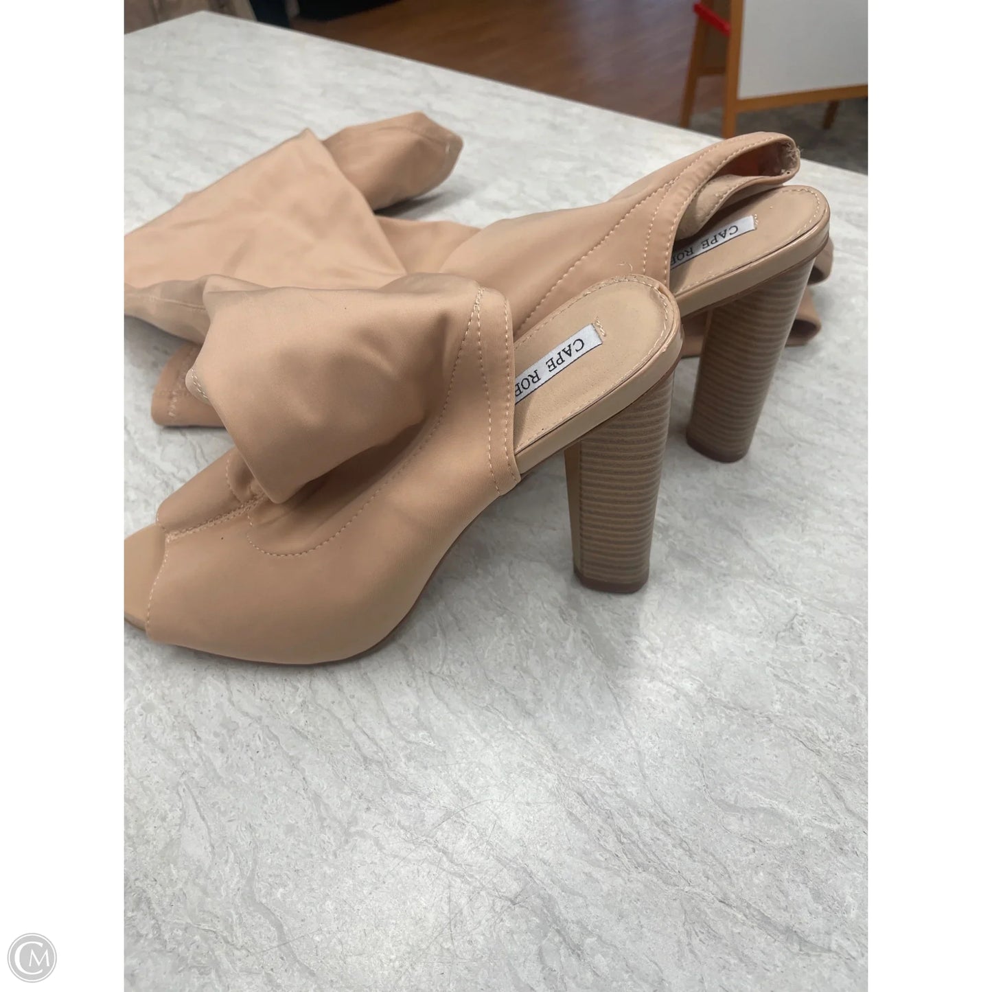 Boots Knee Heels By Cape Robbin In Tan, Size: 10