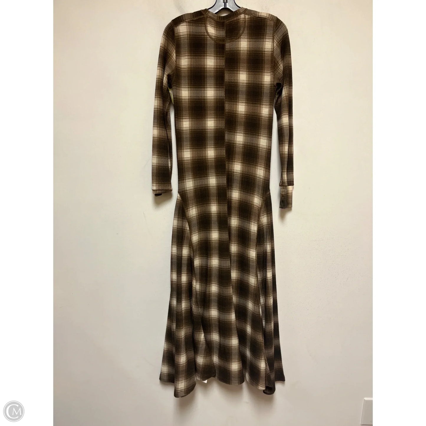 Dress Casual Maxi By Polo Ralph Lauren In Plaid Pattern, Size: M