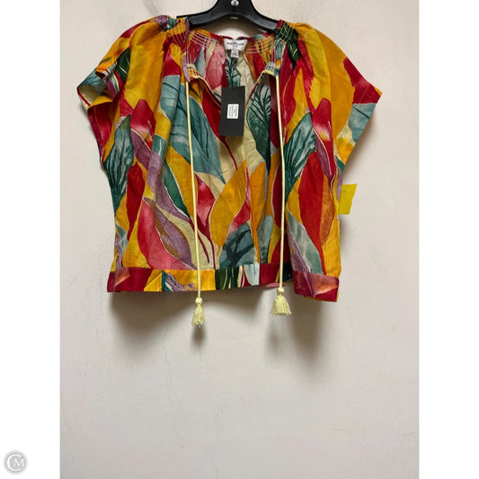 Top Short Sleeve By Marc New York In Multi-colored, Size: S