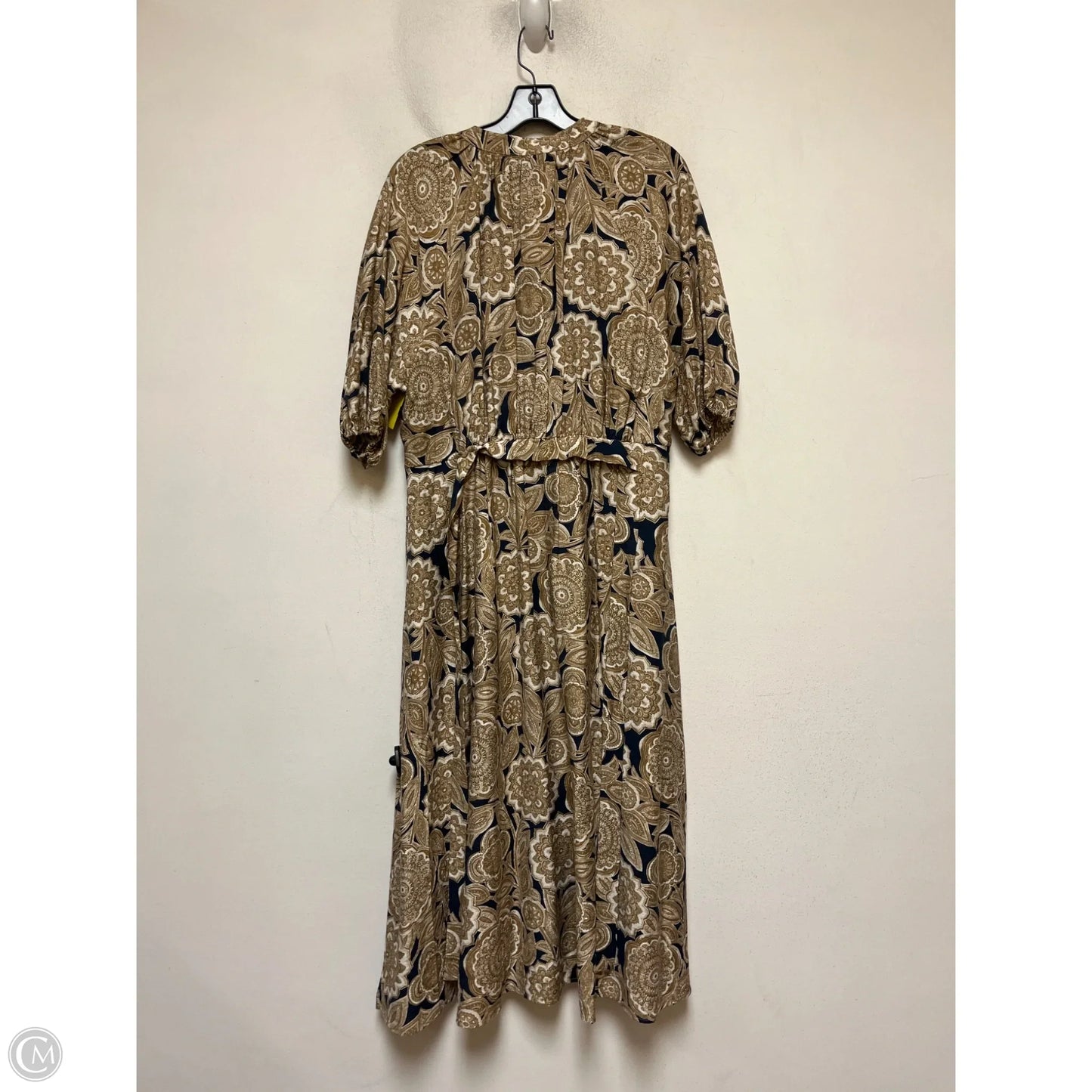 Dress Casual Maxi By Tommy Hilfiger In Blue & Tan, Size: S