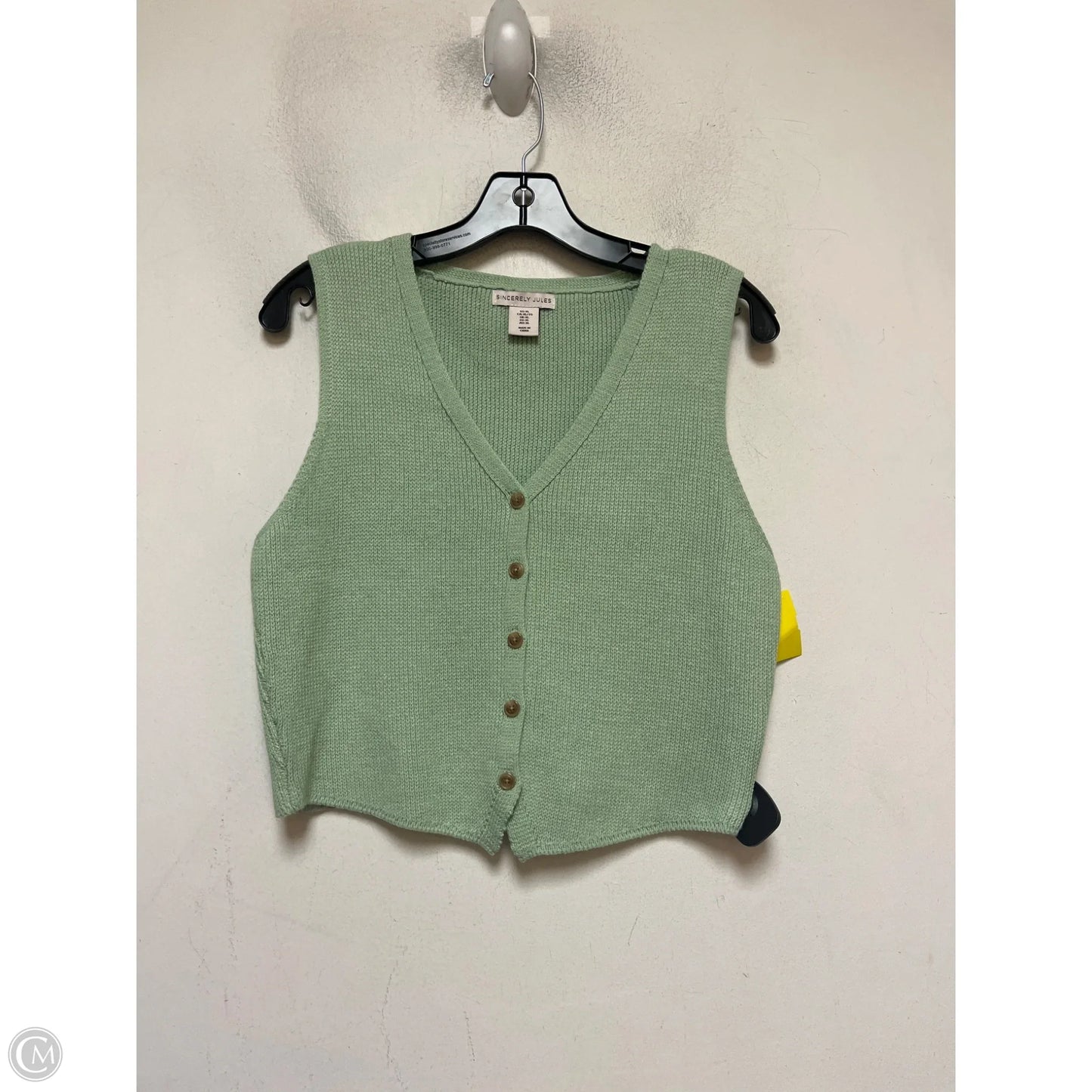 Top Sleeveless By Sincerely Jules In Green, Size: Xl