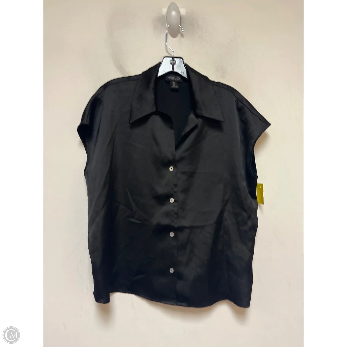 Top Short Sleeve By Rachel Zoe In Black, Size: L