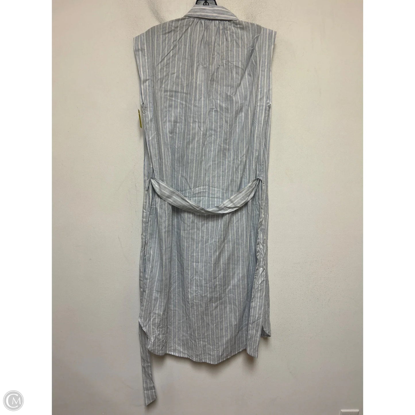 Dress Casual Midi By Banana Republic In Striped Pattern, Size: M
