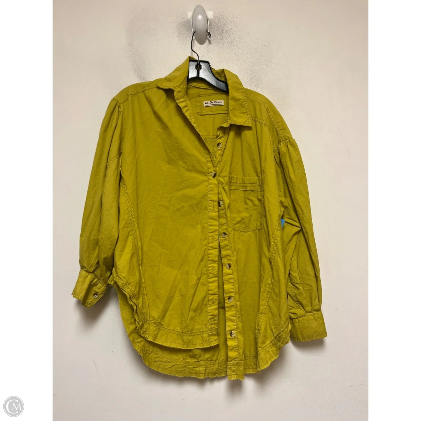 Top Long Sleeve By We The Free In Chartreuse, Size: Xs