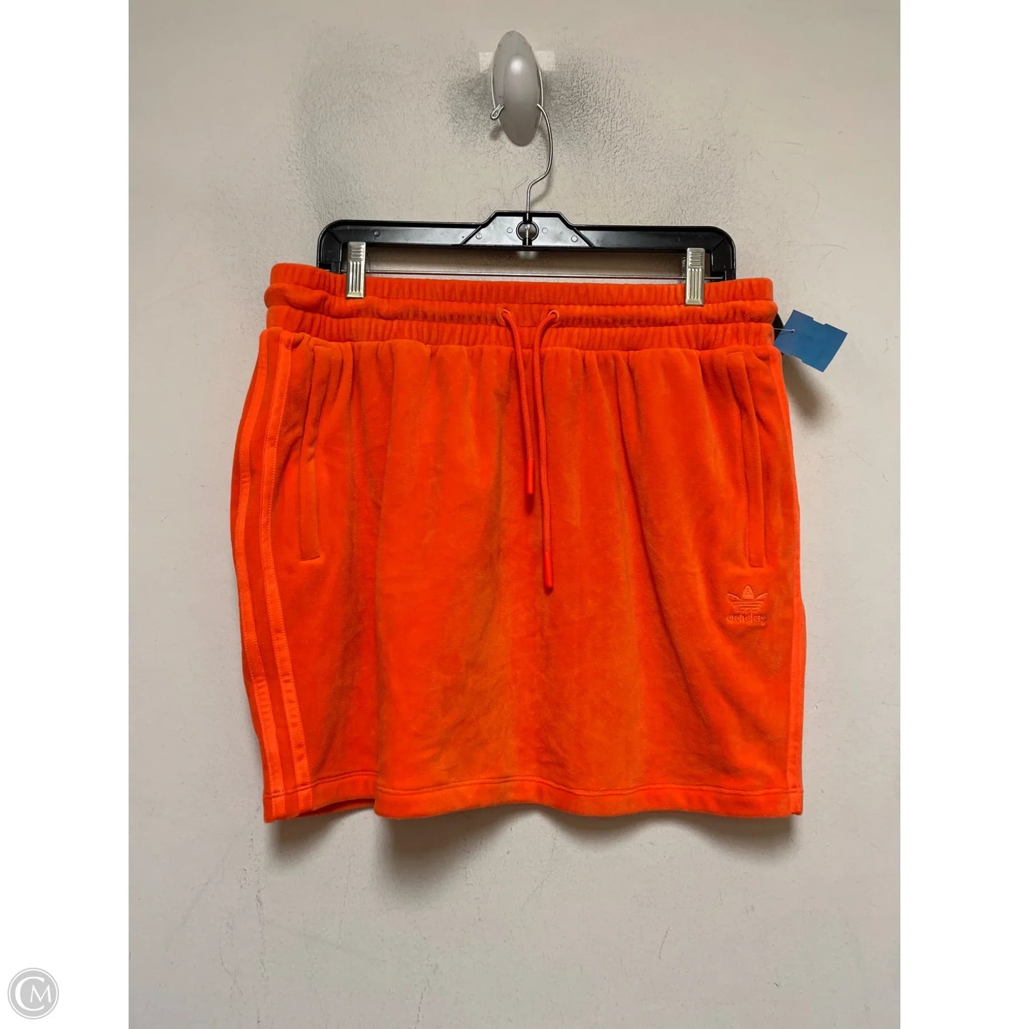 Athletic Skirt By Adidas In Orange, Size: Xl