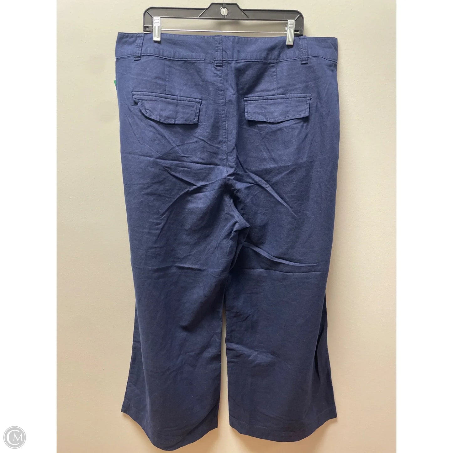 Pants Linen By Gap In Navy, Size: 20