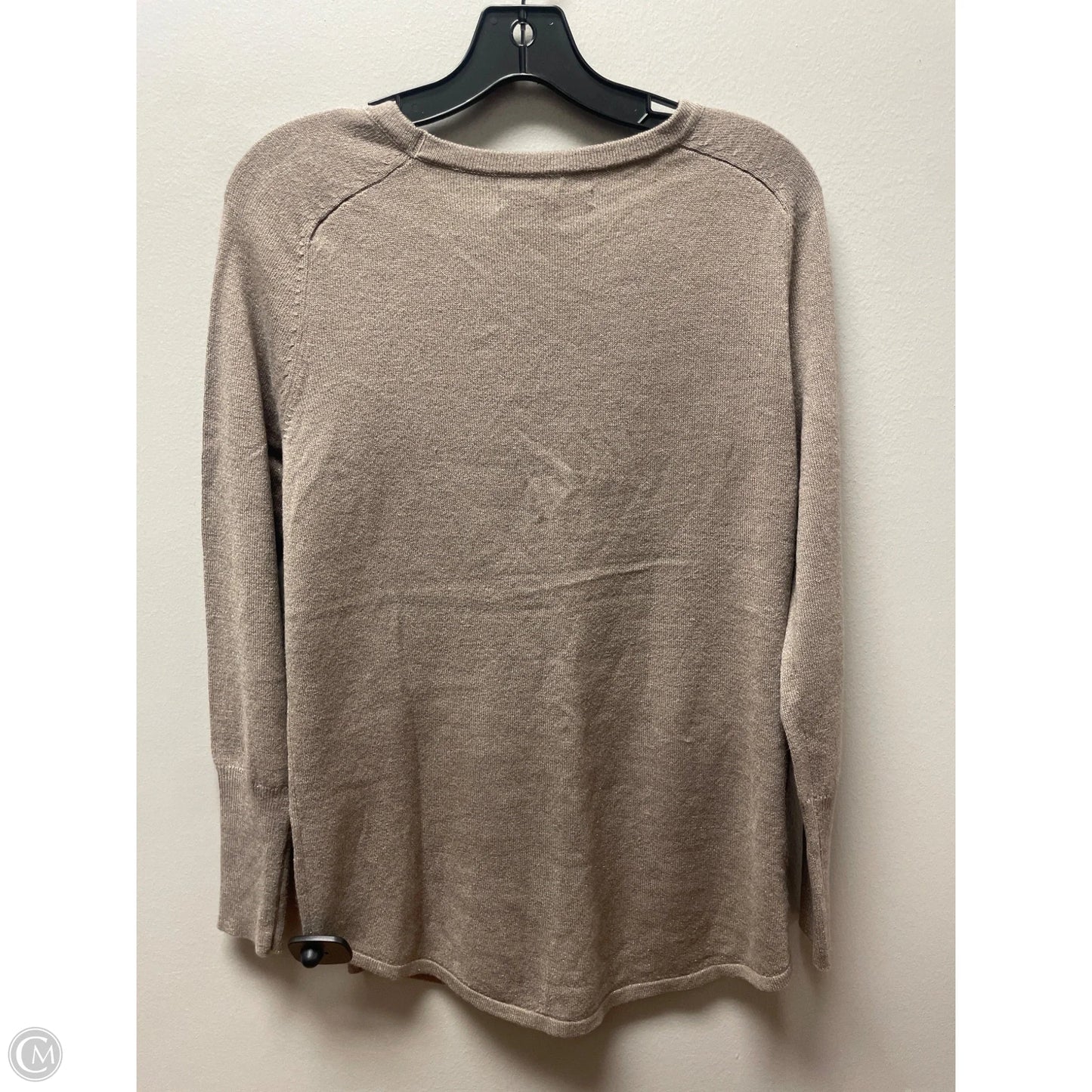 Top Long Sleeve By Apt 9 In Gold & Tan, Size: S