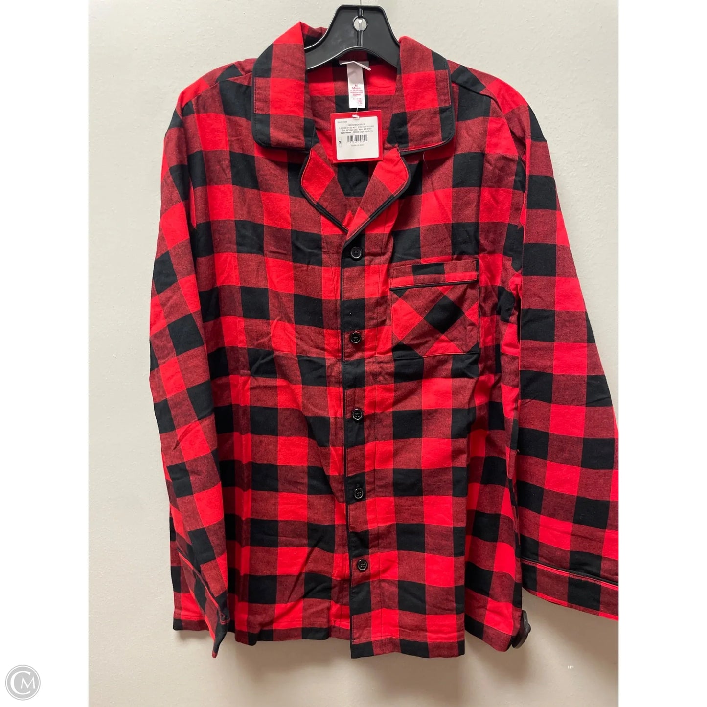 Pajamas 2pc By Clothes Mentor In Plaid Pattern, Size: M