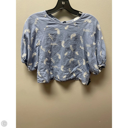 Top Short Sleeve By House Of Harlow In Paisley Print, Size: Xs