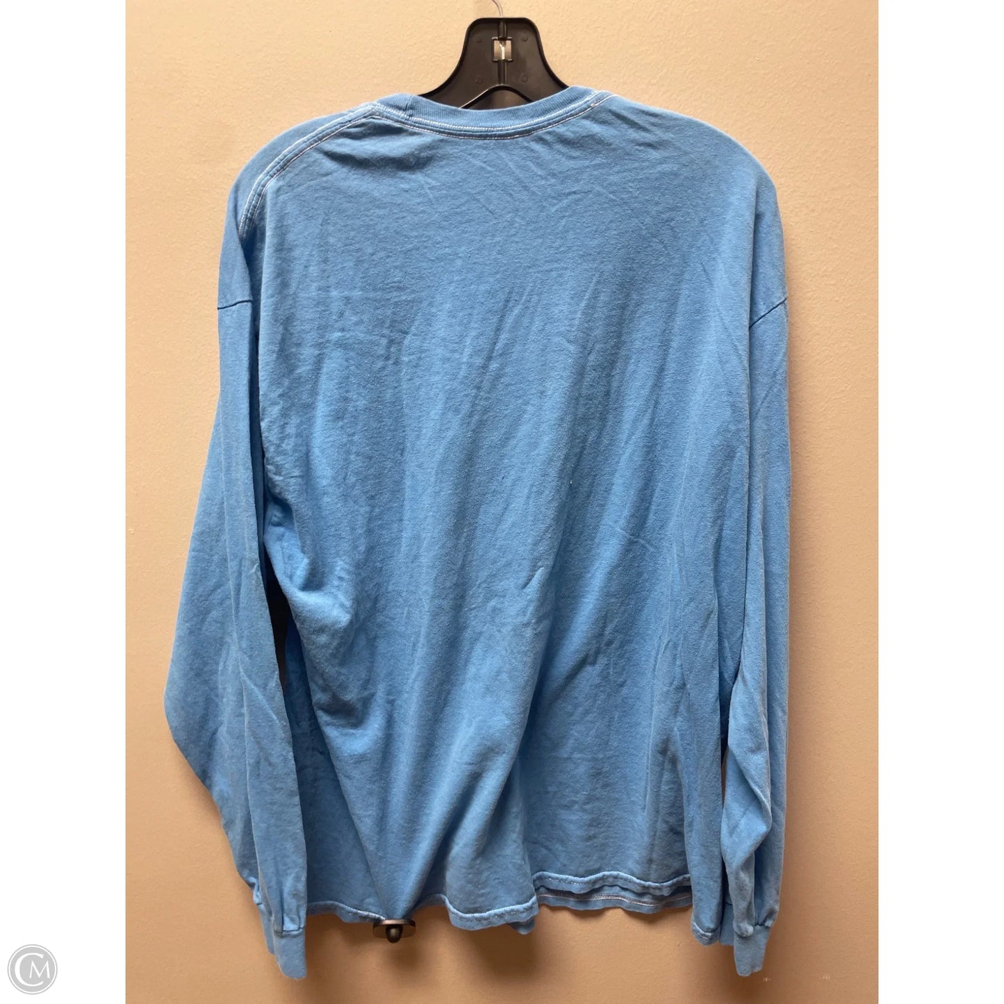 Top Long Sleeve Basic By Disney Store In Blue, Size: 2x