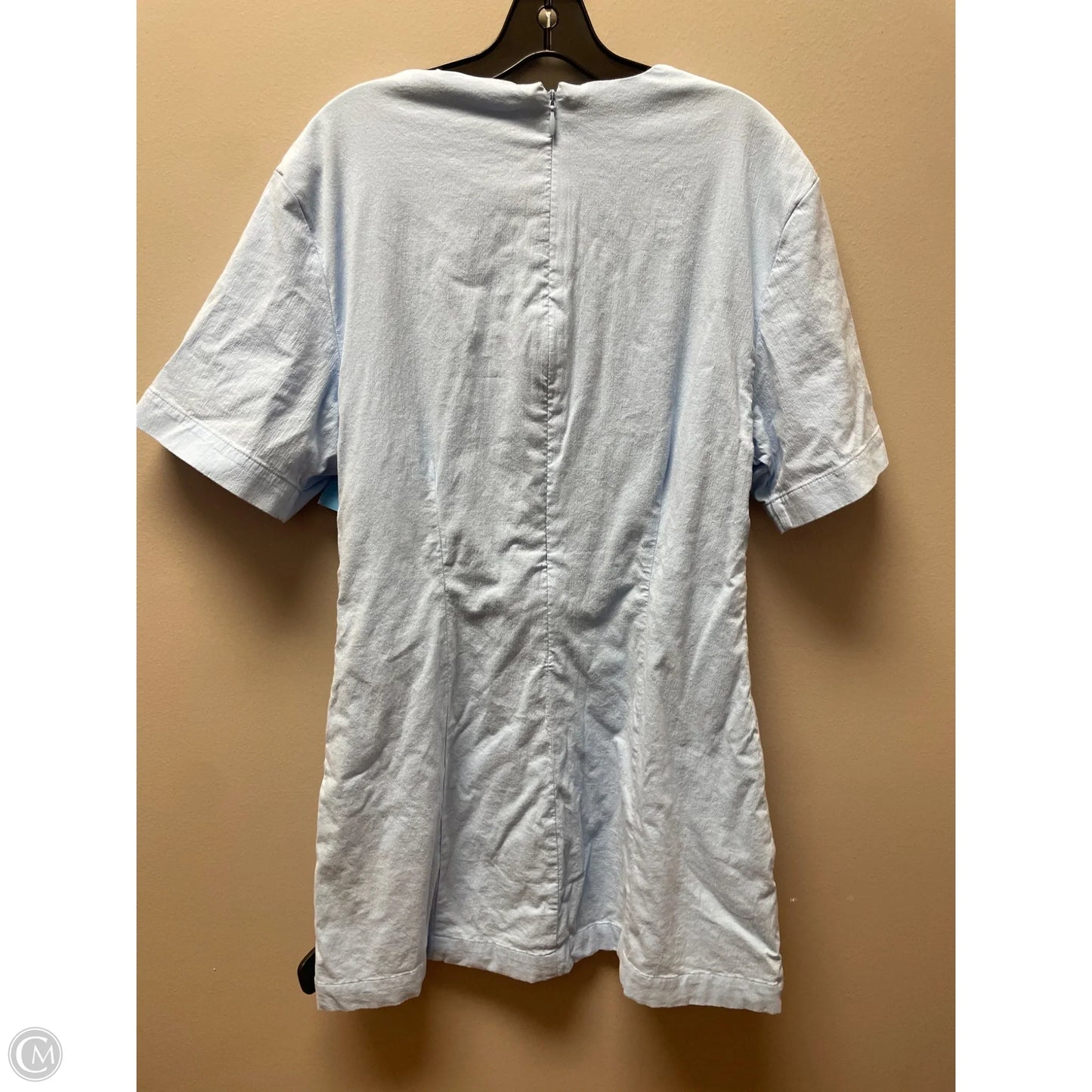 Dress Casual Short By Abercrombie And Fitch In Blue, Size: L