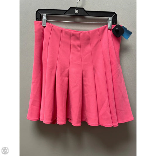 Skirt Mini & Short By H&m In Pink, Size: 12