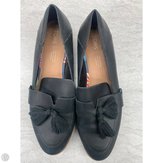 Shoes Flats By Toms In Black, Size: 9.5