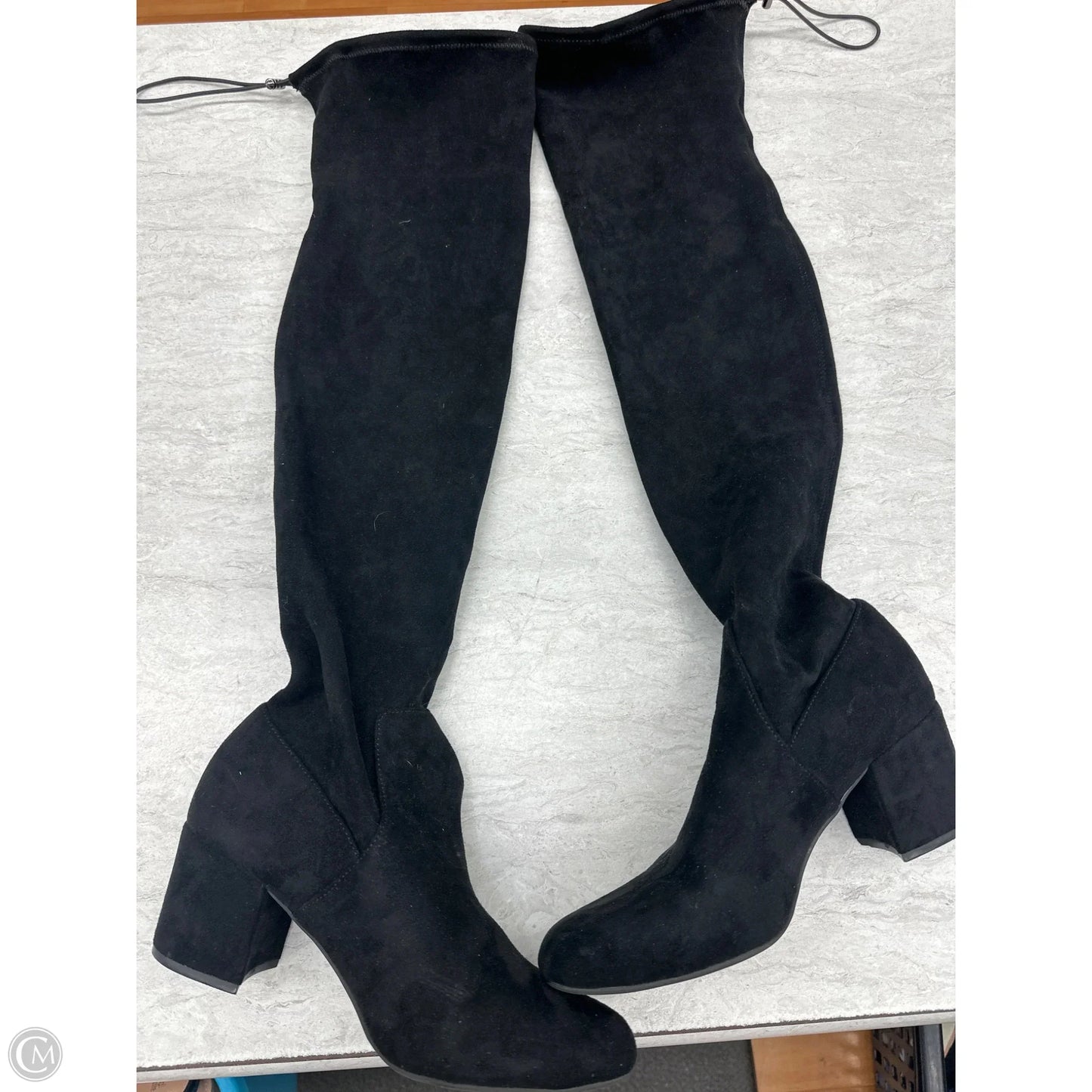 Boots Knee Heels By Express In Black, Size: 9