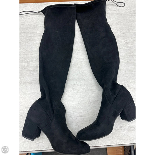 Boots Knee Heels By Express In Black, Size: 9