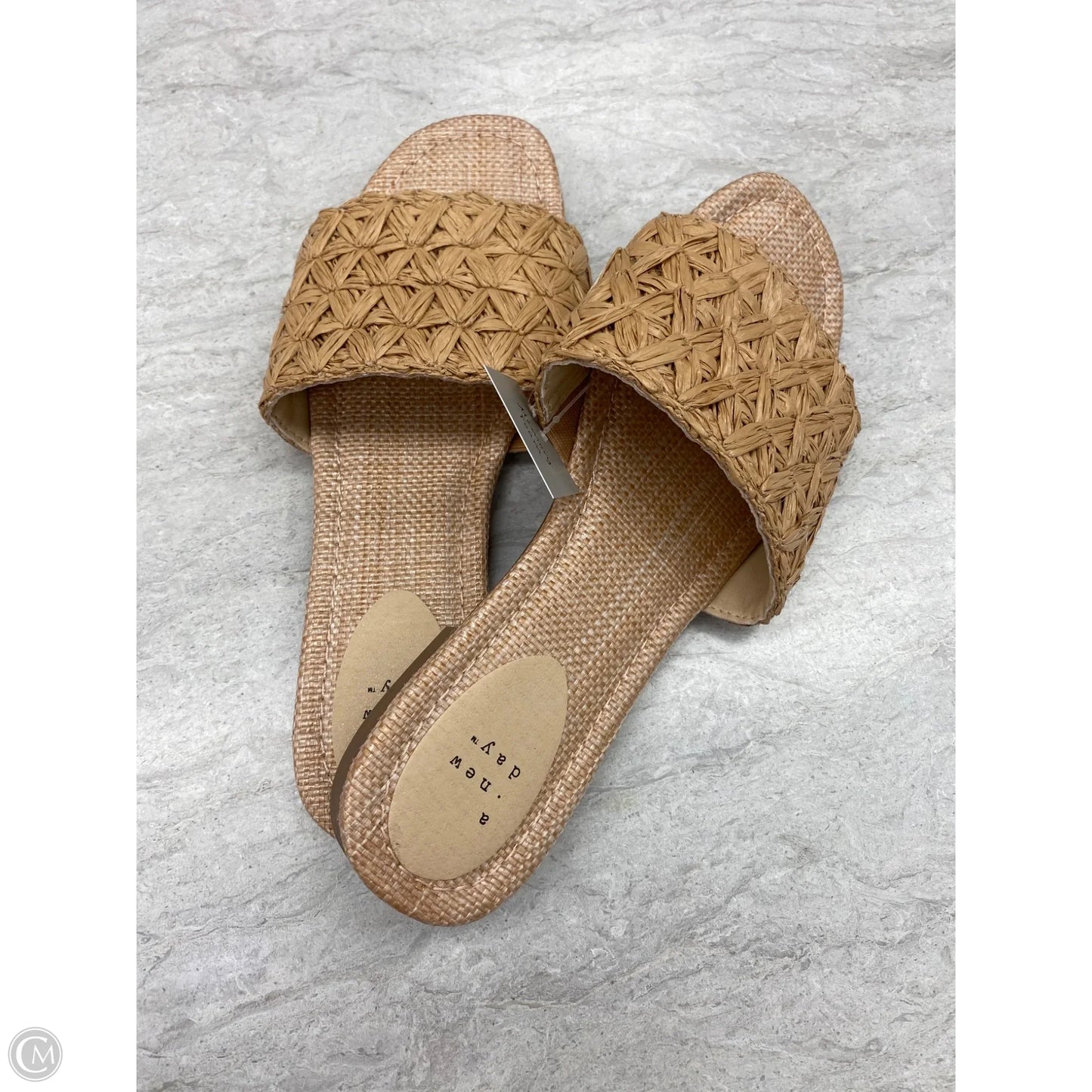 Sandals Flats By A New Day In Tan, Size: 10