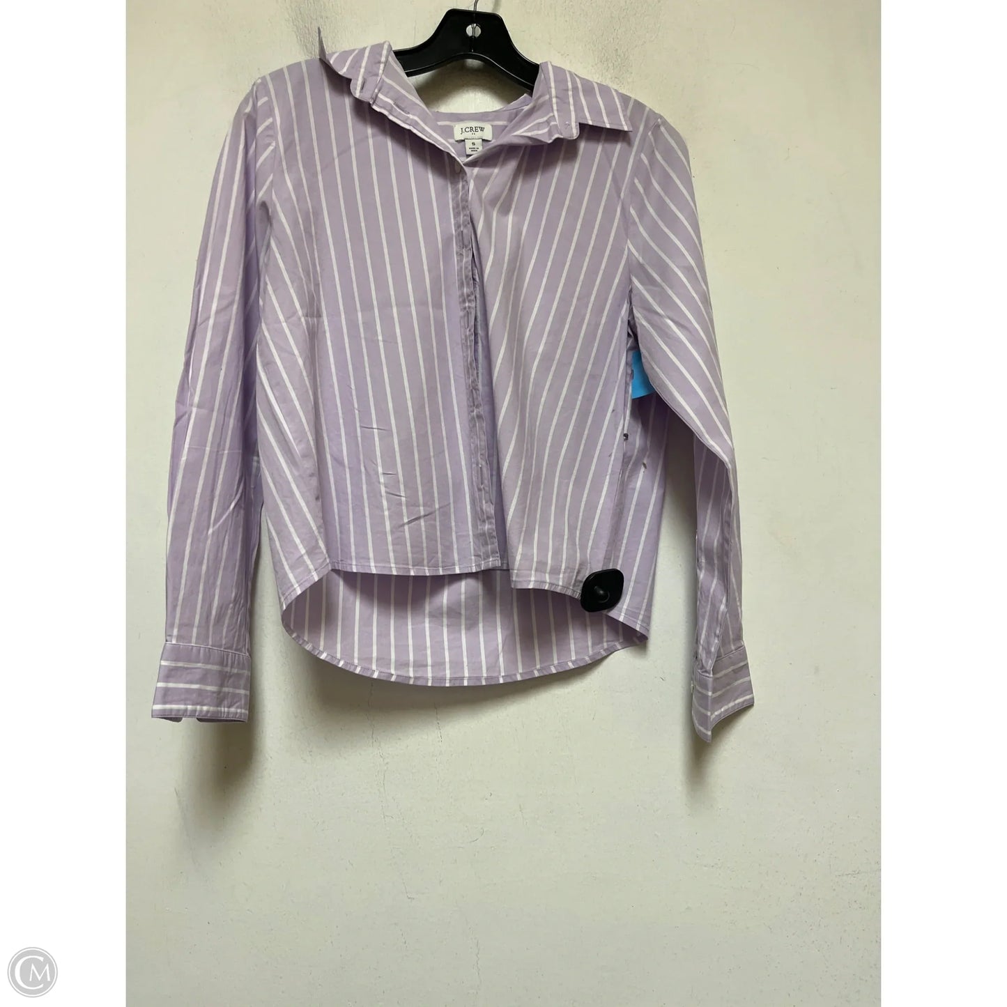 Top Long Sleeve By J. Crew In Striped Pattern, Size: S