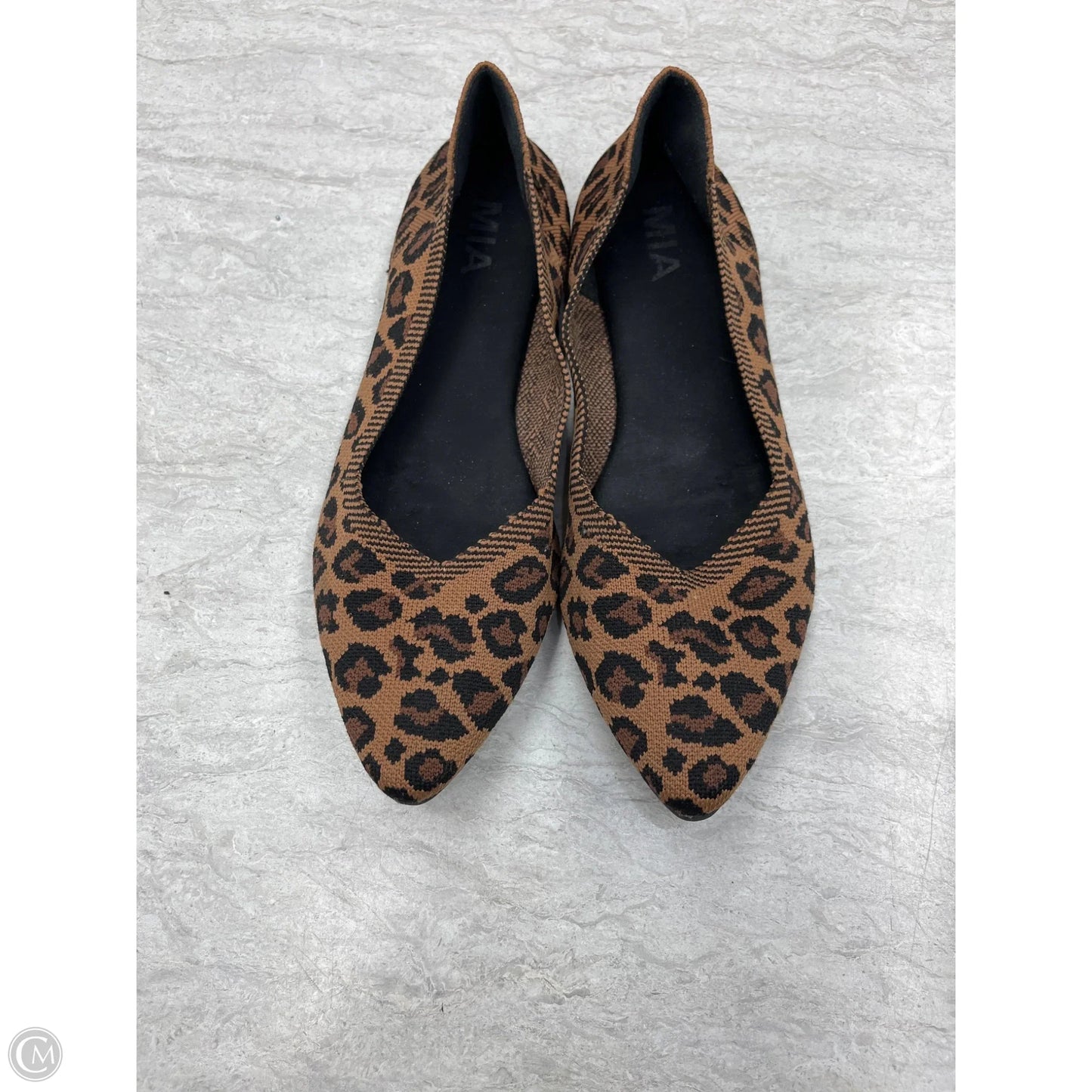Shoes Flats By Mia In Animal Print, Size: 9.5