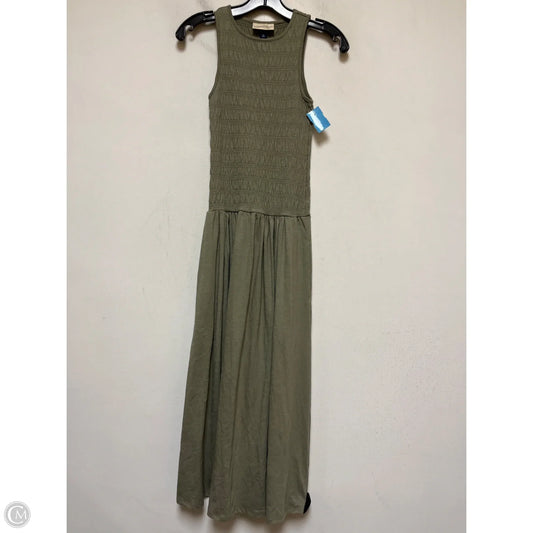 Dress Casual Midi By Universal Thread In Green, Size: Xs