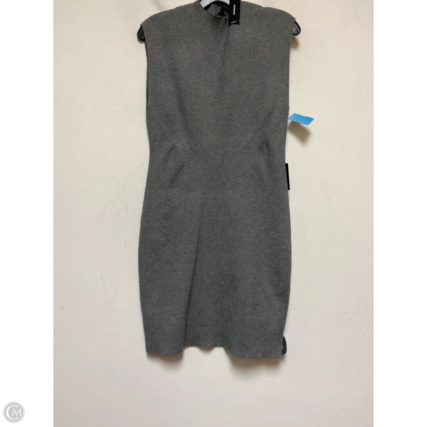 Dress Casual Short By Express In Ivory, Size: L