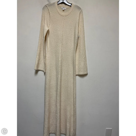 Dress Casual Maxi By Top Shop In Ivory, Size: M