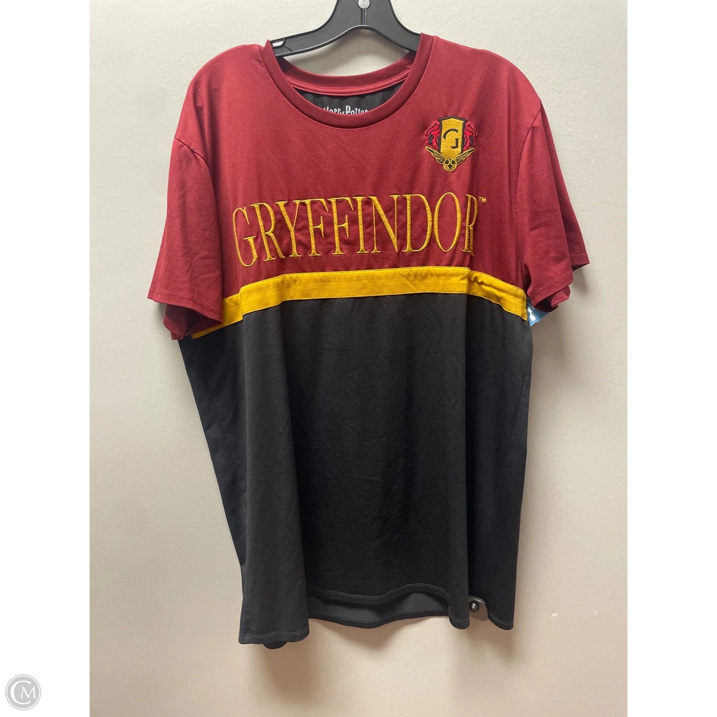 Top Short Sleeve Basic By Clothes Mentor In Maroon, Size: 2x