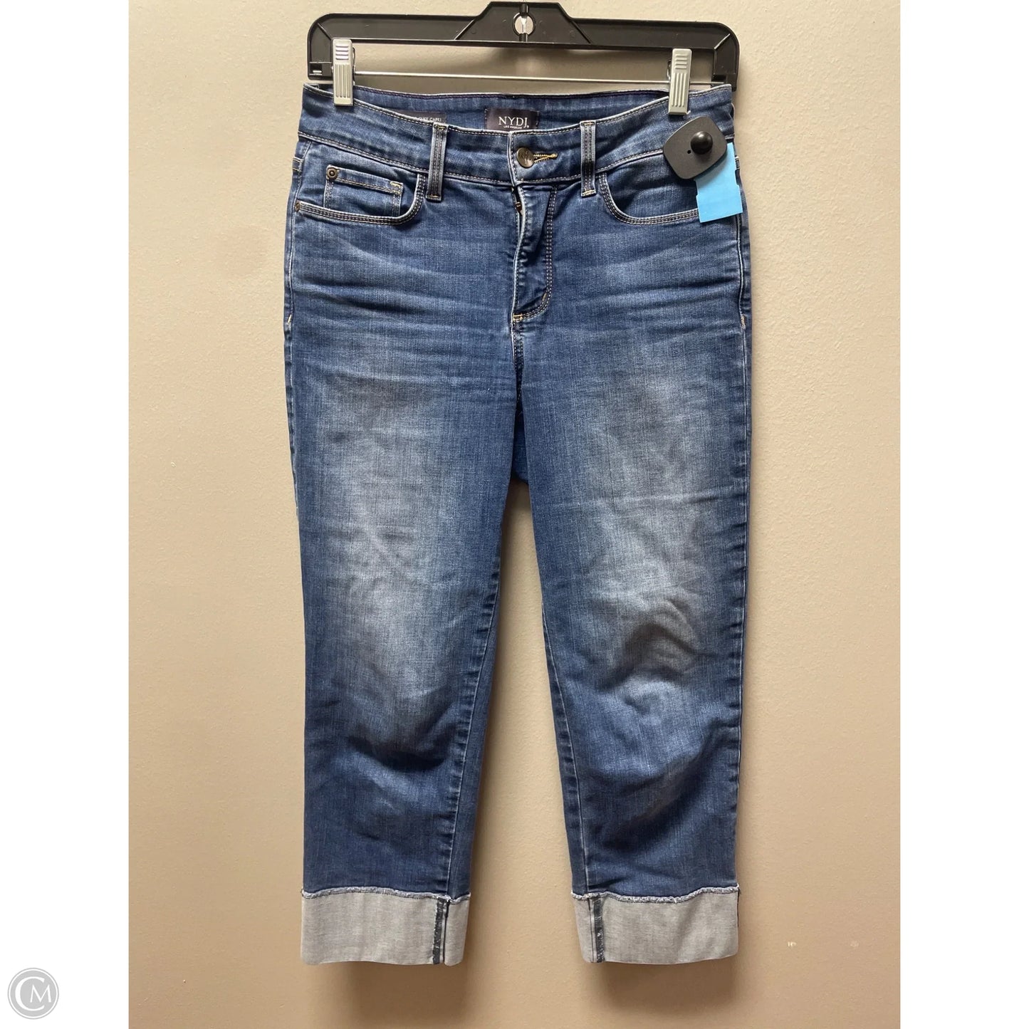 Jeans Cropped By Not Your Daughters Jeans In Blue Denim, Size: 0