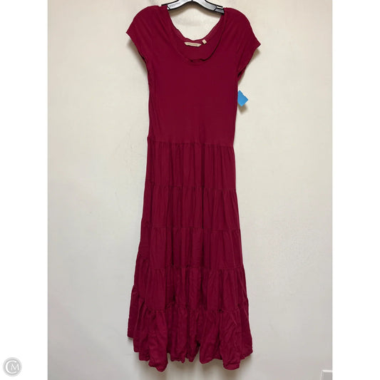 Dress Casual Midi By Soft Surroundings In Maroon, Size: S