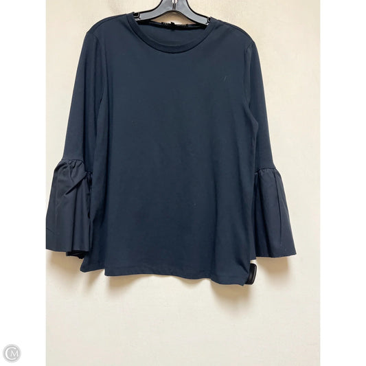 Top Long Sleeve By English Factory In Navy, Size: M