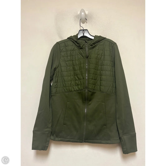 Athletic Jacket By Avia In Green, Size: M