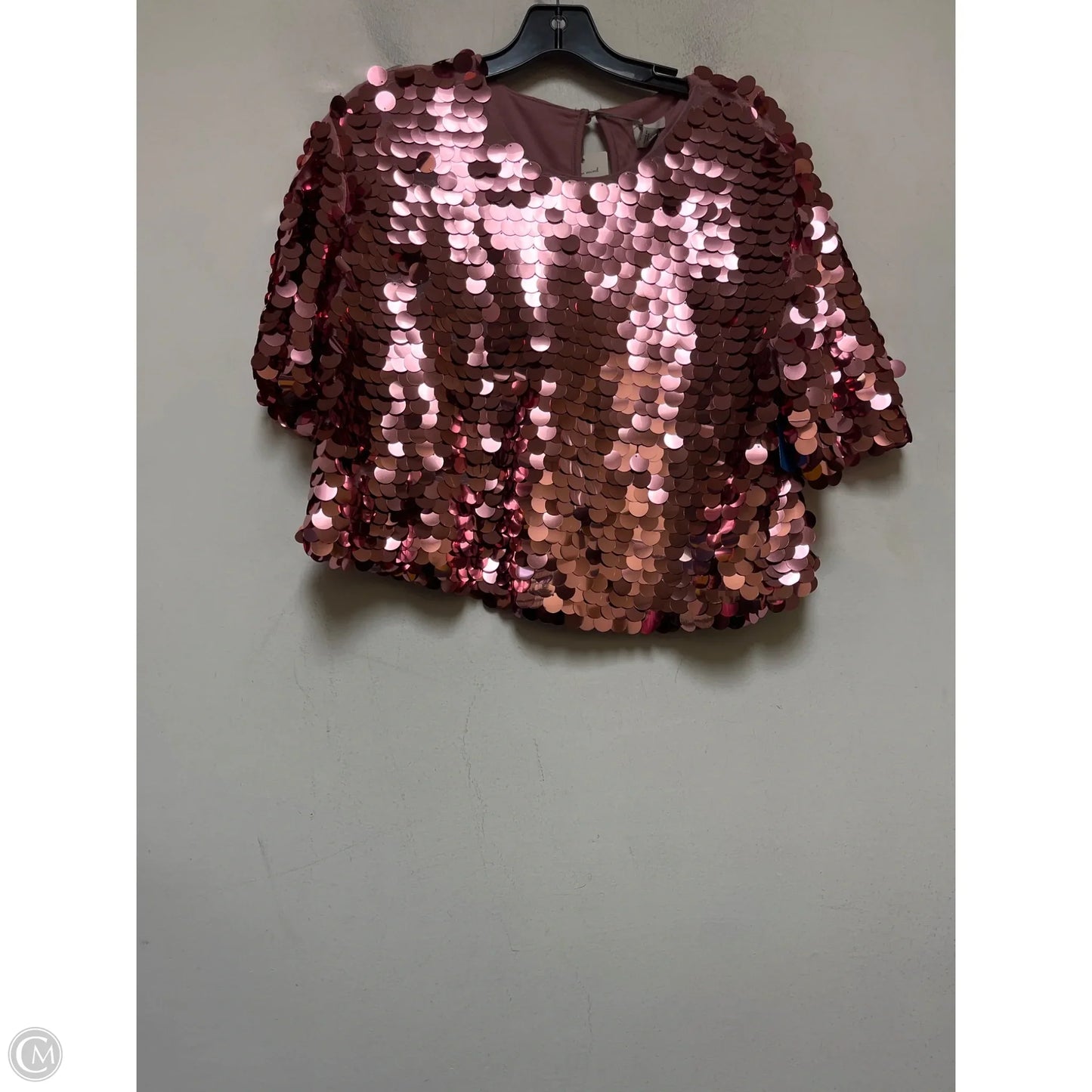 Top Short Sleeve By A New Day In Pink, Size: M