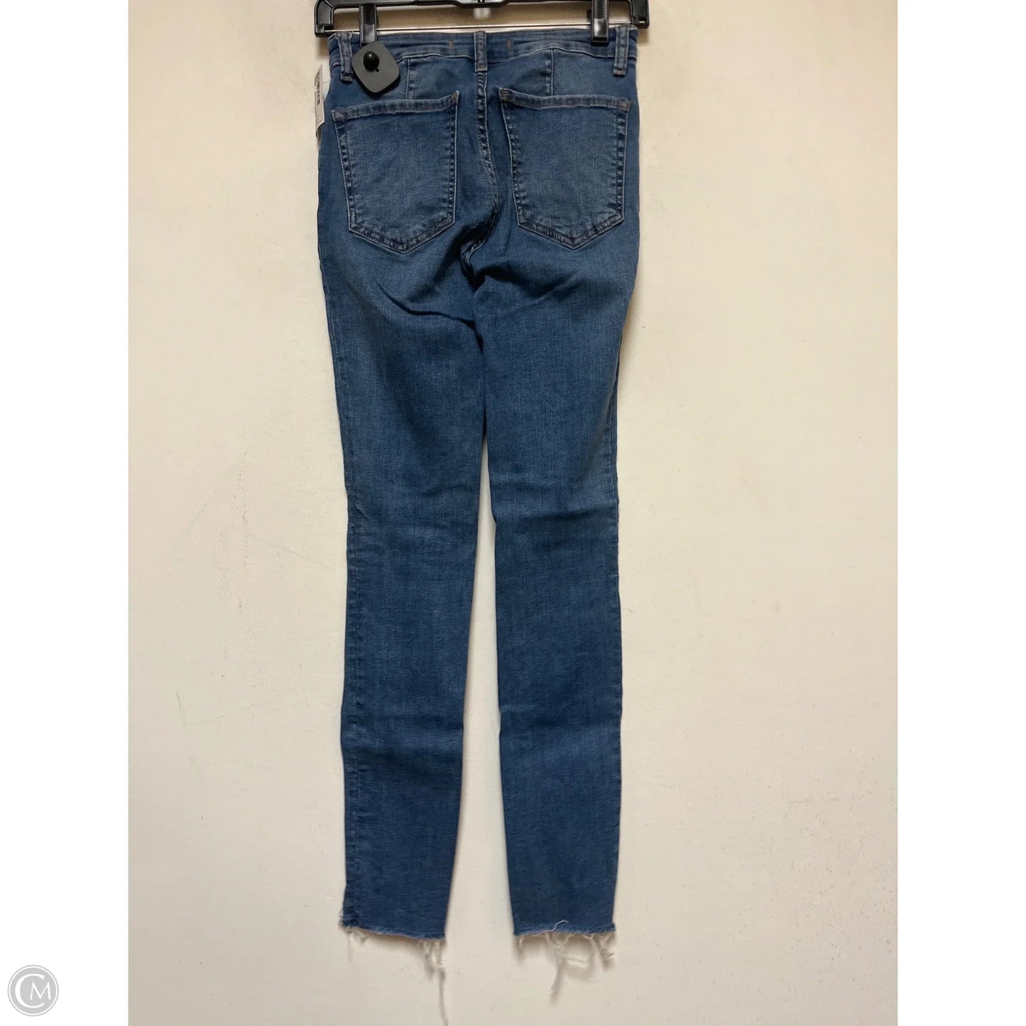 Jeans Skinny By Free People In Blue Denim, Size: 2