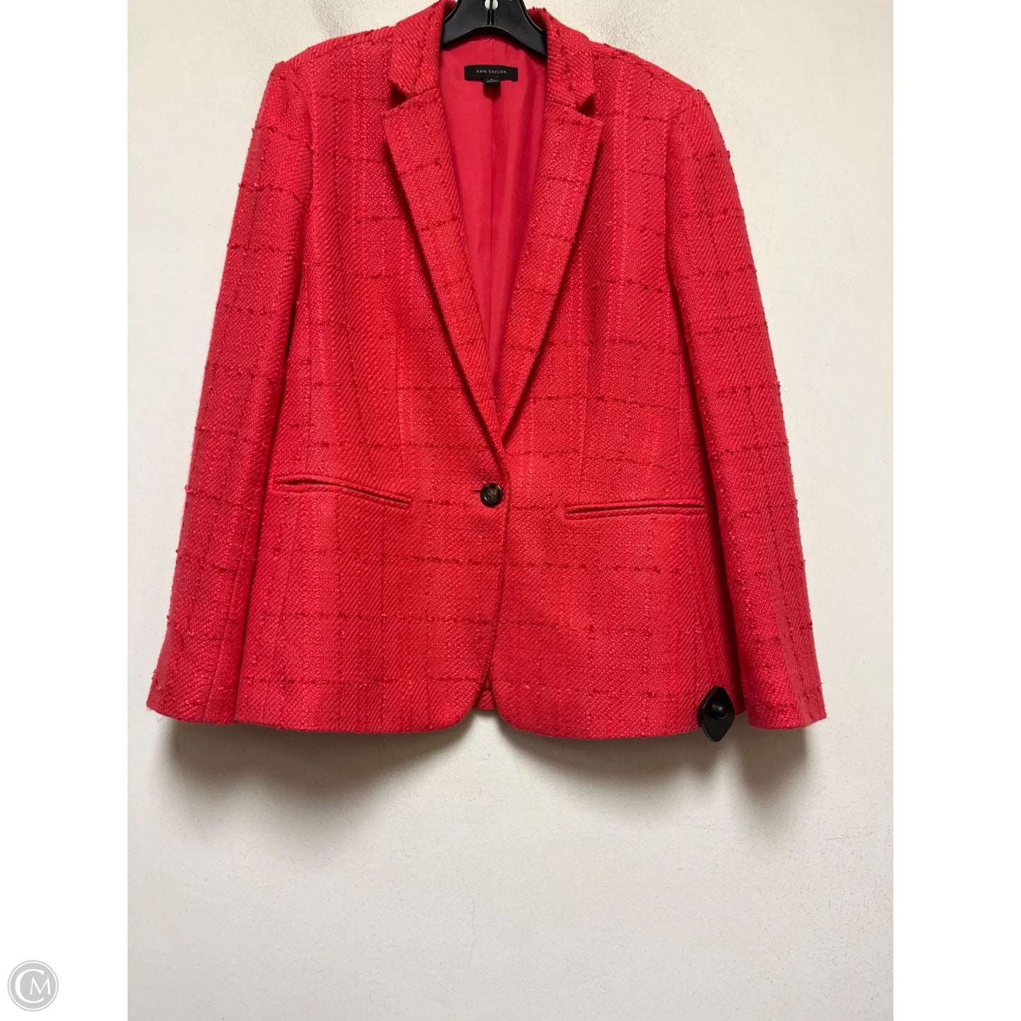 Blazer By Ann Taylor In Pink, Size: M