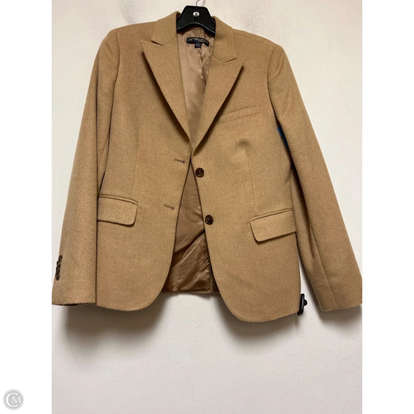 Blazer By Brooks Brothers In Tan, Size: S