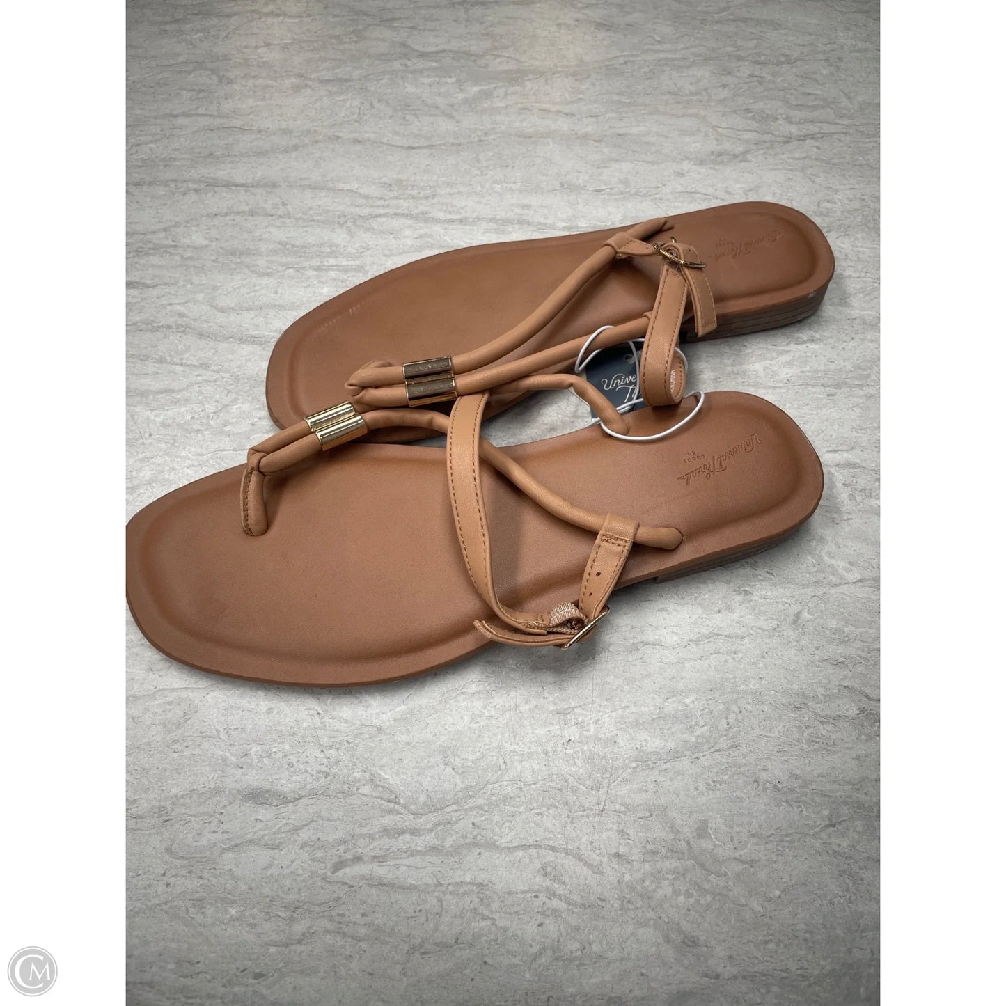 Sandals Flats By Universal Thread In Tan, Size: 9