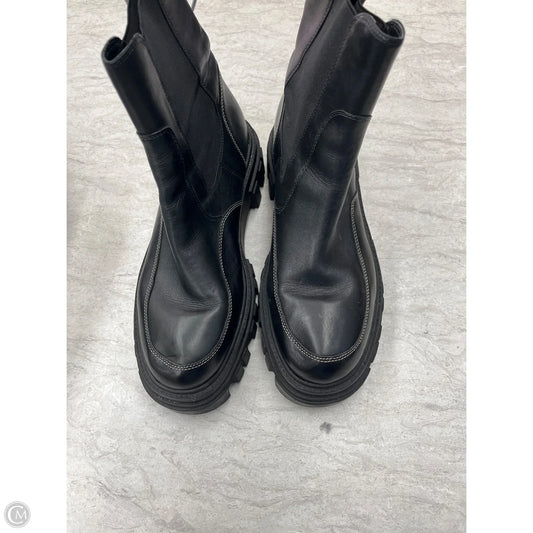 Boots Ankle Flats By Marc Fisher In Black, Size: 10