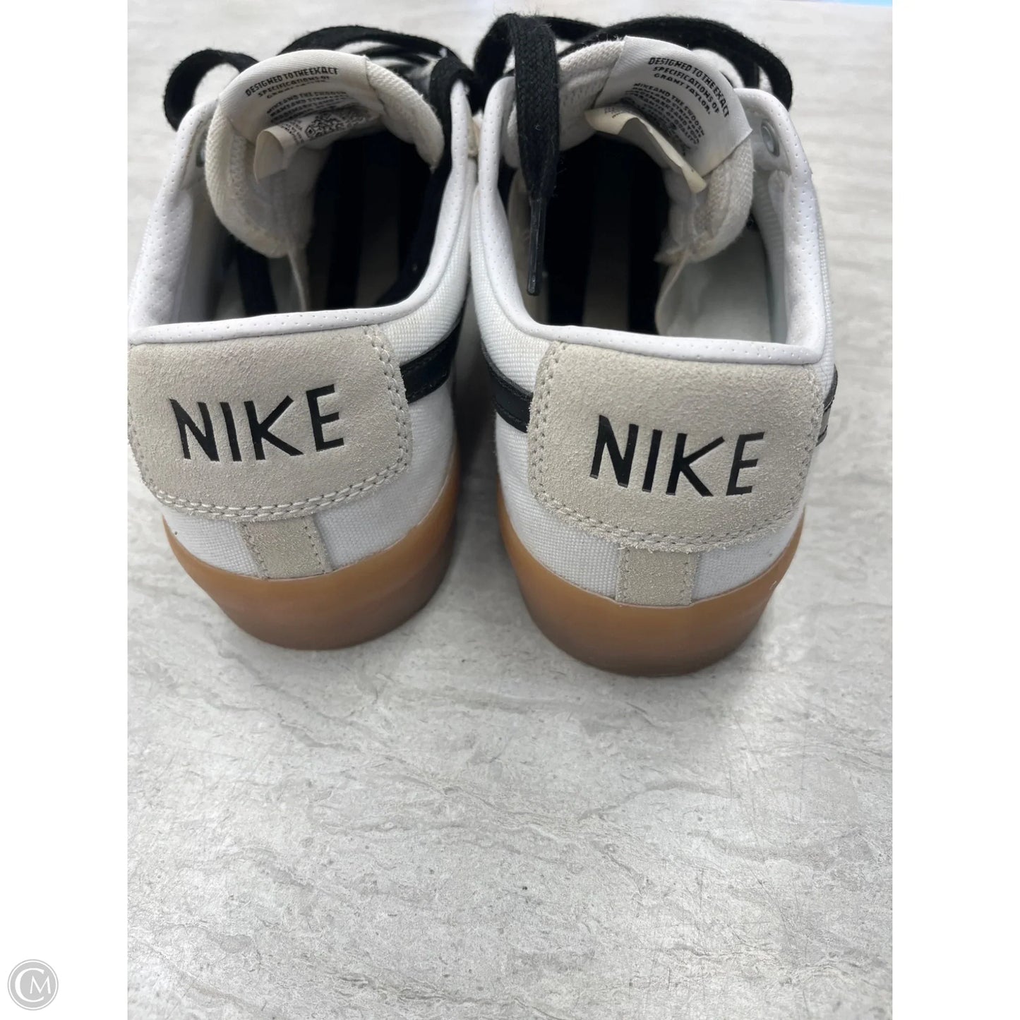 Shoes Sneakers By Nike In Tan & White, Size: 8