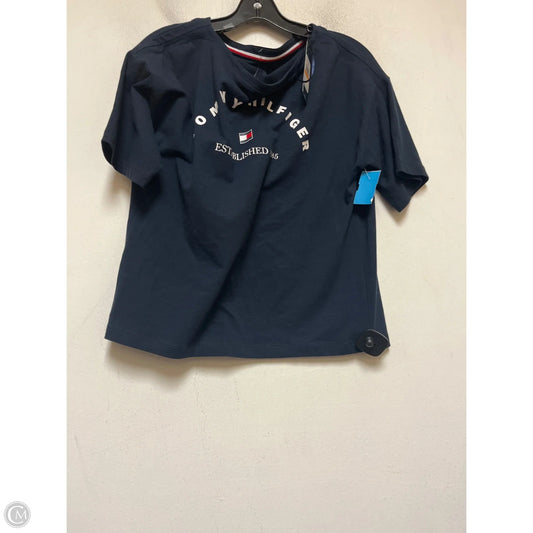 Top Short Sleeve Basic By Tommy Hilfiger In Navy, Size: S