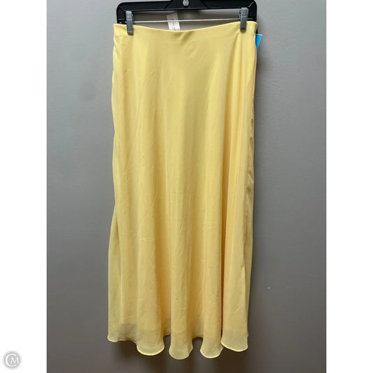 Skirt Maxi By Banana Republic In Yellow, Size: M