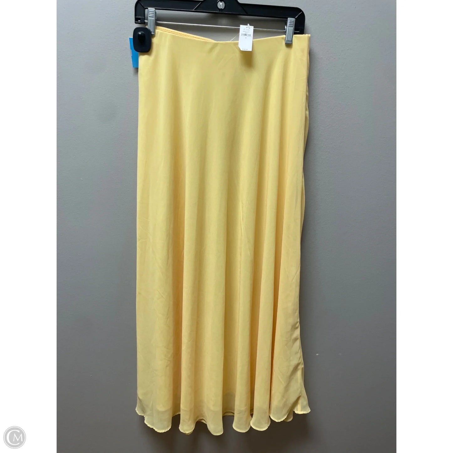 Skirt Maxi By Banana Republic In Yellow, Size: M
