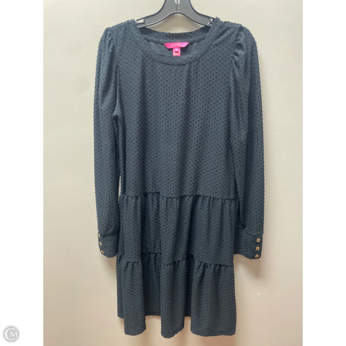 Dress Designer By Lilly Pulitzer In Black, Size: L