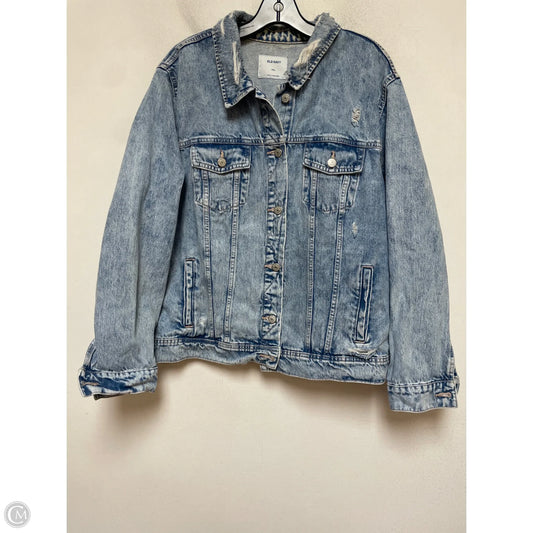 Jacket Denim By Old Navy In Blue Denim, Size: Xxl