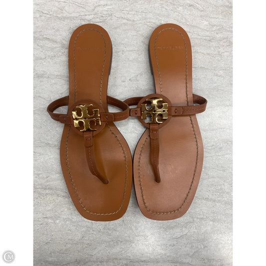 Sandals Designer By Tory Burch In Brown, Size: 8.5