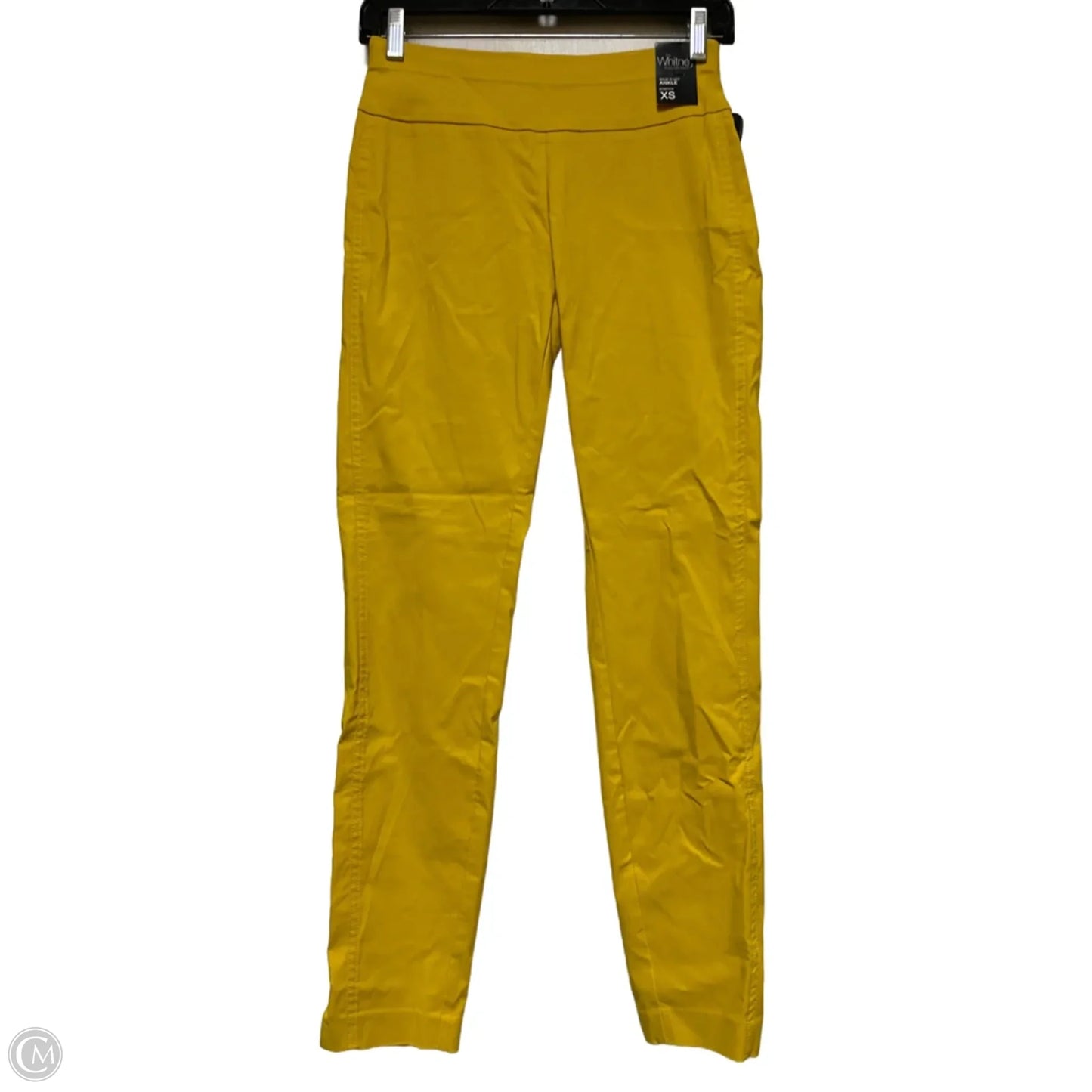 Pants Leggings By New York And Co In Yellow, Size: 0