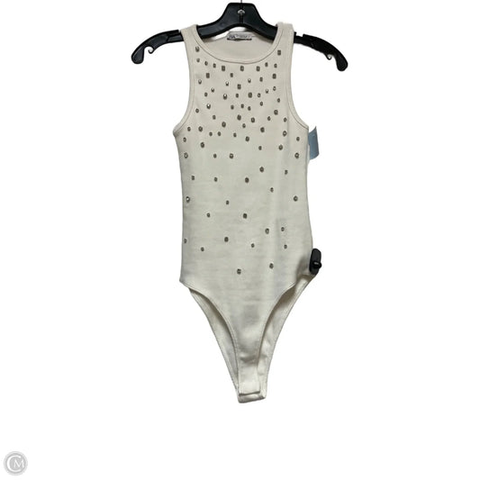 Bodysuit By Zara In White, Size: S