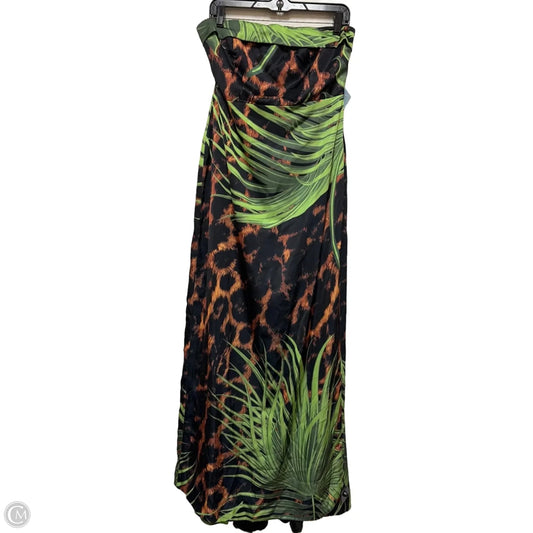 Dress Casual Maxi By Fashion Nova In Animal Print, Size: M